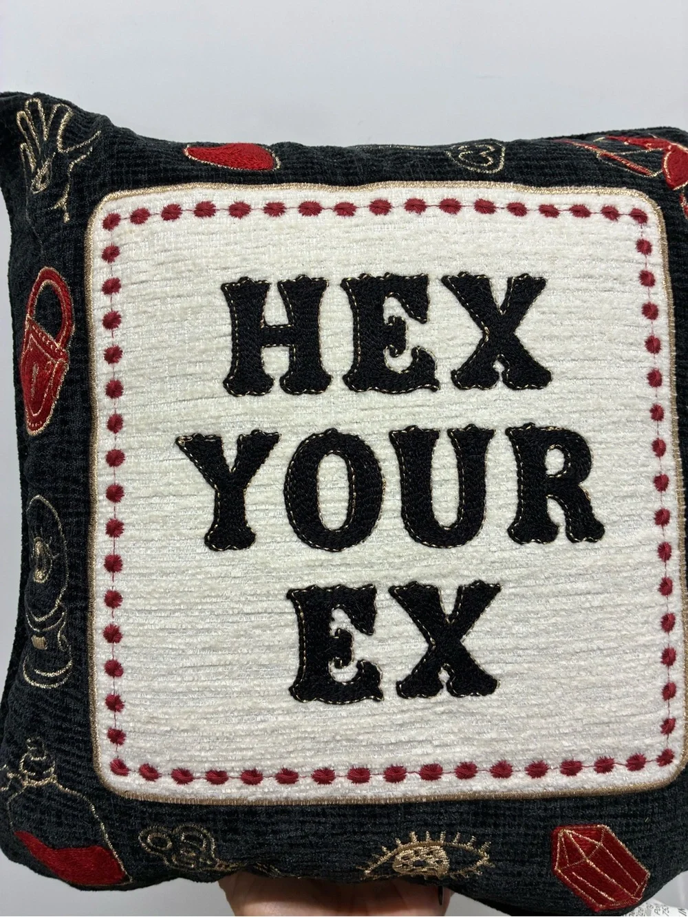 “Hex your Ex” Celestial decorative pillow